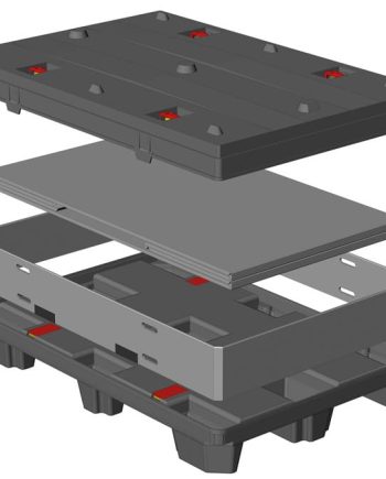 BOX TP CONTENEDOR 1200x800 9 pies o 3 patines sistema sándwich