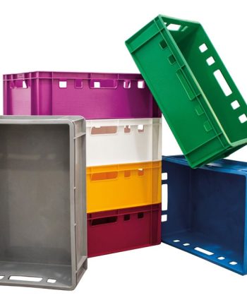 CAJA E2 800X600 APTO USO ALIMENTARIO SOBRE PALET COLOR PERSONALIZADO