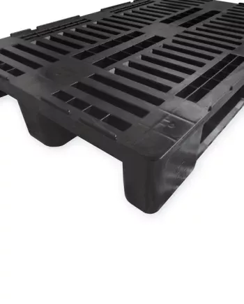 Palet TIPO H1 reciclado 1200 X 800 perforado 3 patines: imagen 4