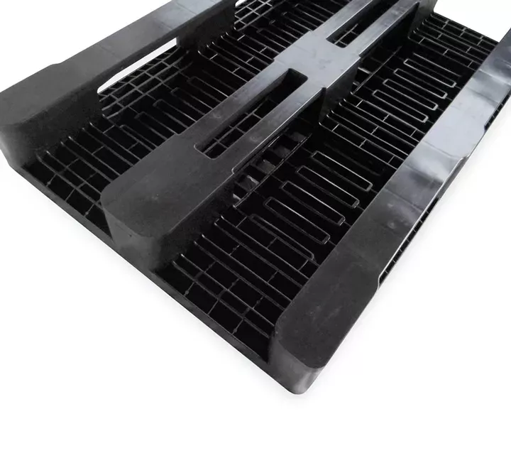 Palet TIPO H1 reciclado 1200 X 800 perforado 3 patines: imagen 5