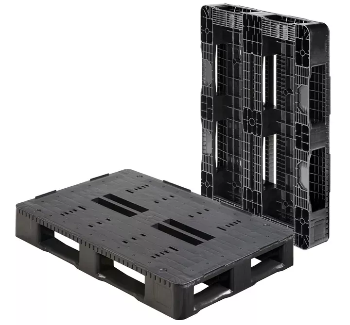 Palet RGP 1200 X 800 semi-liso 5 patines: imagen 1