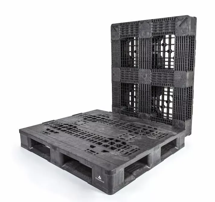 Palet RBP 1200 X 1000 perforado 6 patines: imagen 1